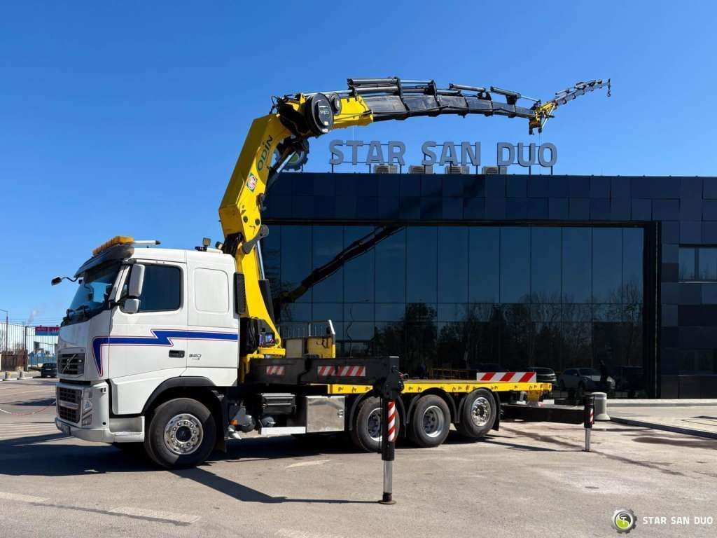 Kamion sa dizalicom Volvo  FH 520 8x4 HMF ODIN K6 EURO 5 FLY JIB Crane: slika 7