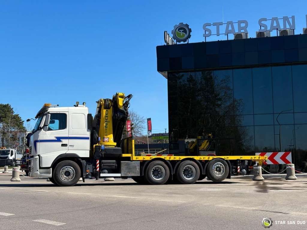 Volvo FH 520 8x4 HMF ODIN K6 EURO 5 FLY JIB Crane - Kamion sa dizalicom: slika 4 Volvo FH 520 8x4 HMF ODIN K6 EURO 5 FLY JIB Crane - Kamion sa dizalicom: slika 4