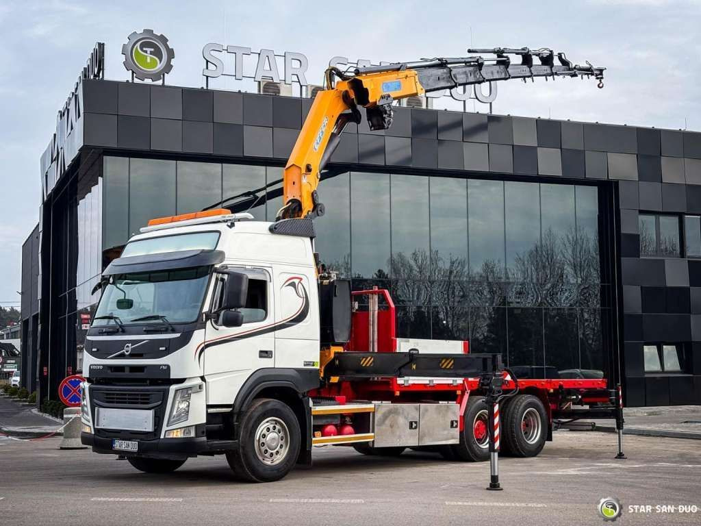 Kamion sa dizalicom Volvo  FM 450 6x2 EFFER 395/8S Euro 6  Crane Winch: slika 1