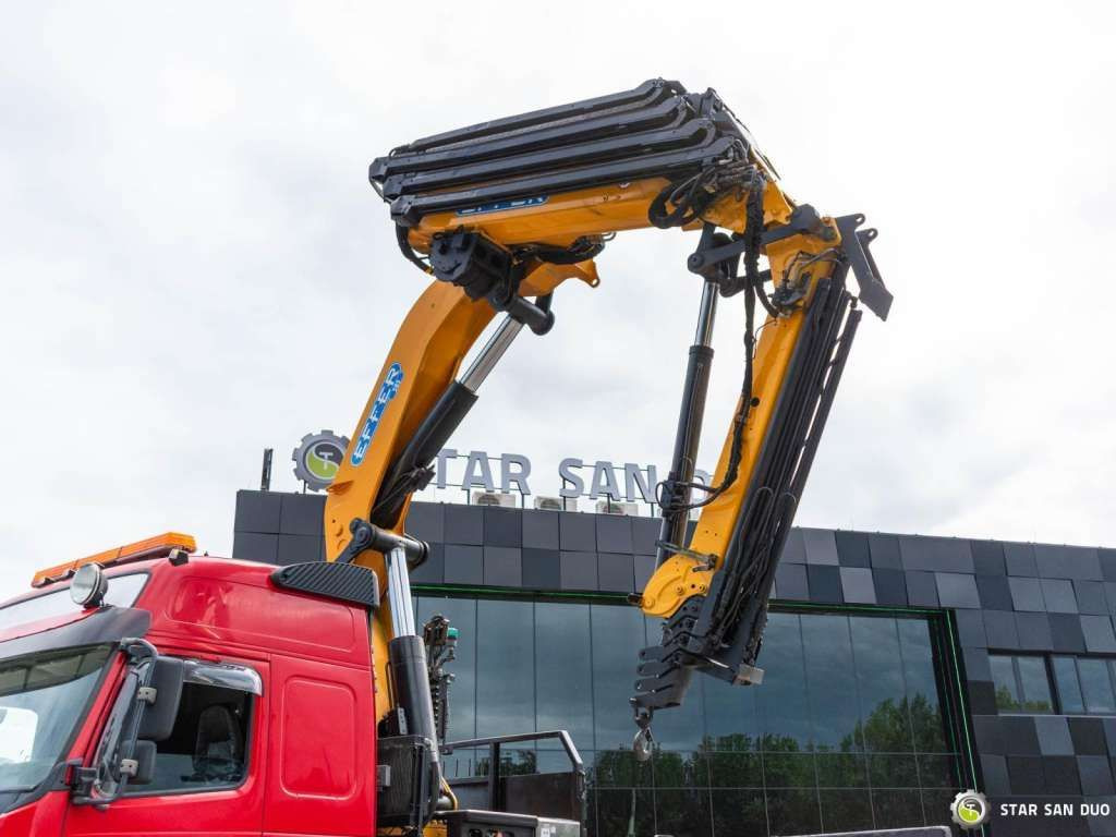 Kamion sa dizalicom Volvo  FMX 500 8x2 Effer 585 Fly Jib Winch Crane Kran: slika 18