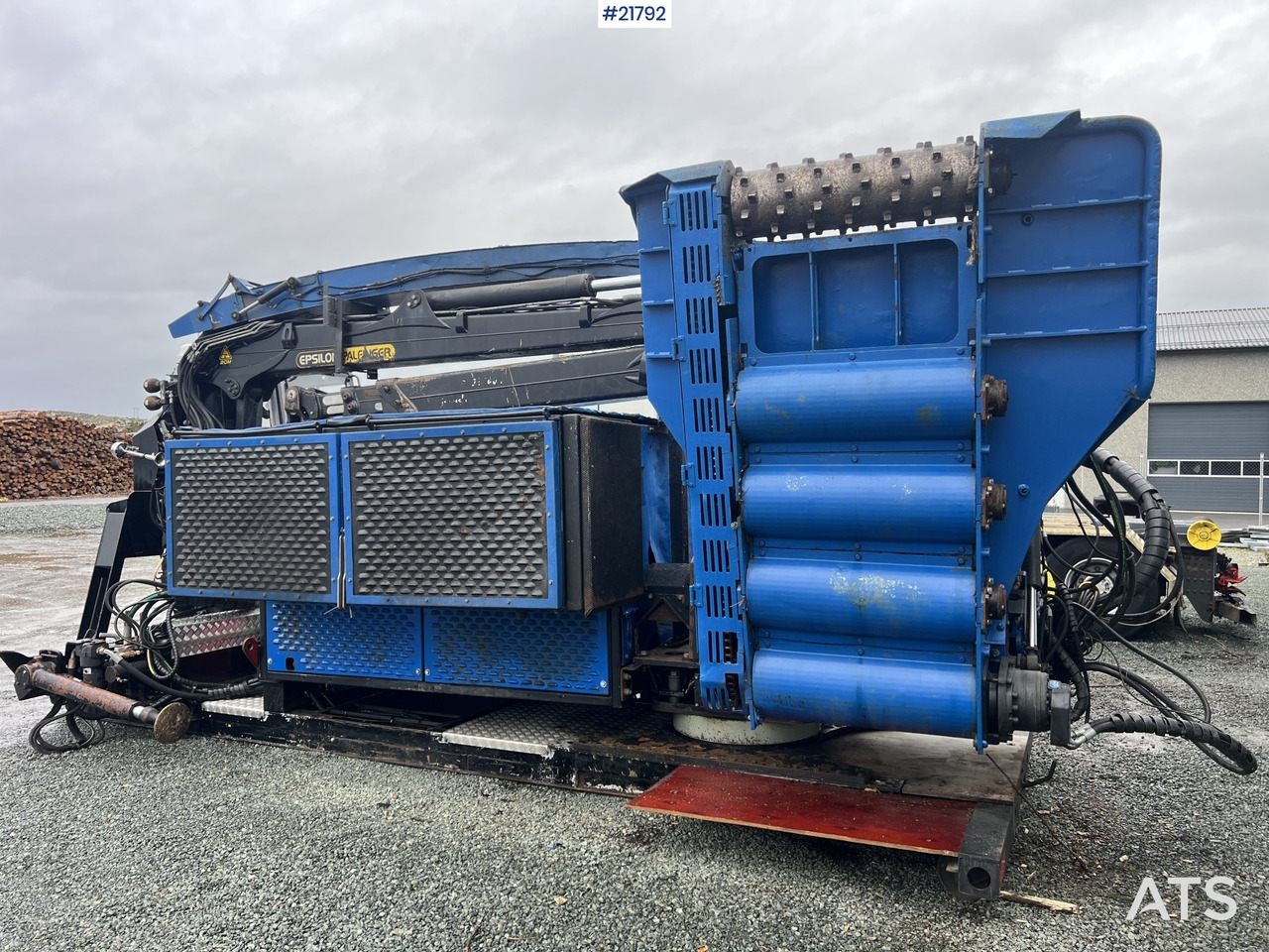 Bruks 806st Bio tre kverner m/ Epsilon palfinger m120l97 tømmerkrane - Strugač za drvo: slika 4 Bruks 806st Bio tre kverner m/ Epsilon palfinger m120l97 tømmerkrane - Strugač za drvo: slika 4