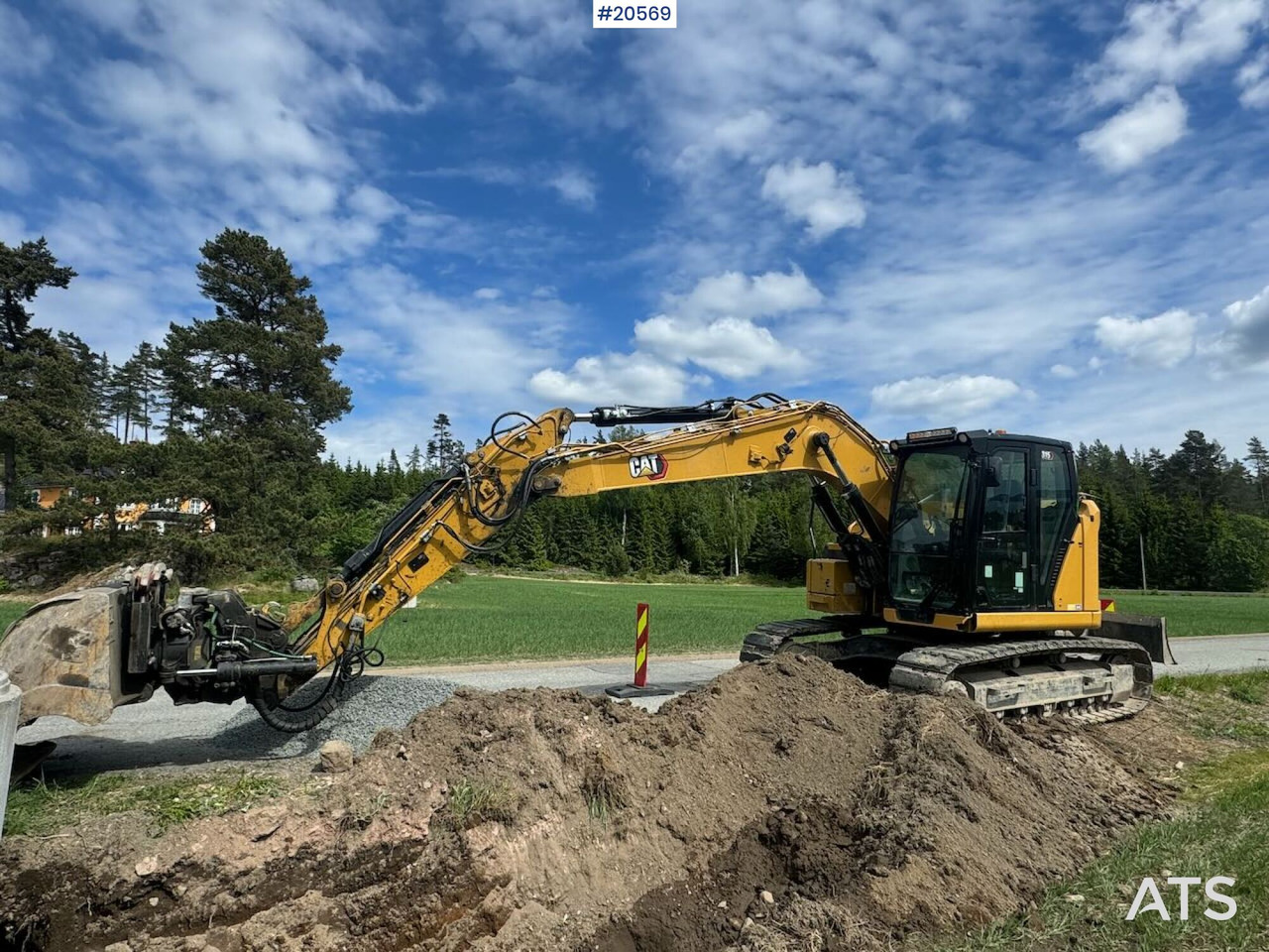 Caterpillar 315 Beltegraver m/ tilt og 2 skuffer - Bager: slika 5 Caterpillar 315 Beltegraver m/ tilt og 2 skuffer - Bager: slika 5