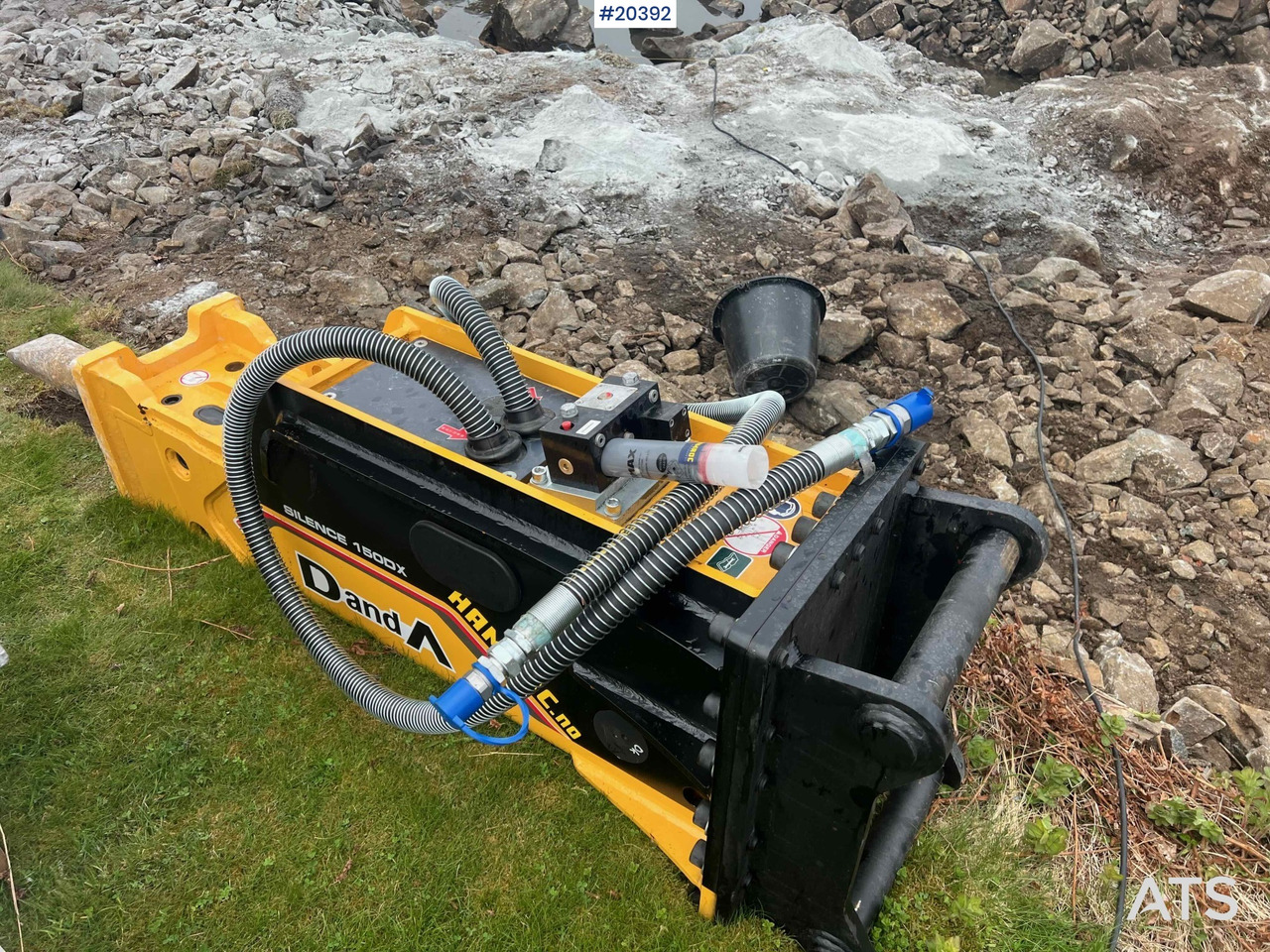 Danda D&A150DX pigg hammer (1231 kg ) m/ s60 feste - Hidraulični čekić: slika 1 Danda D&A150DX pigg hammer (1231 kg ) m/ s60 feste - Hidraulični čekić: slika 1