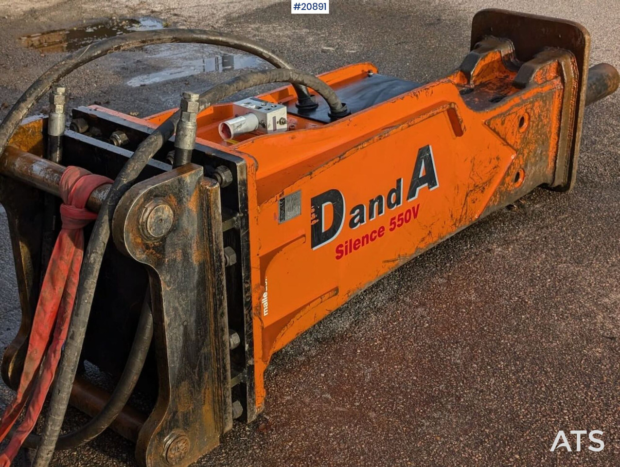 Danda Silence 550V - Hidraulični čekić za Građevinska mašina: slika 1 Danda Silence 550V - Hidraulični čekić za Građevinska mašina: slika 1