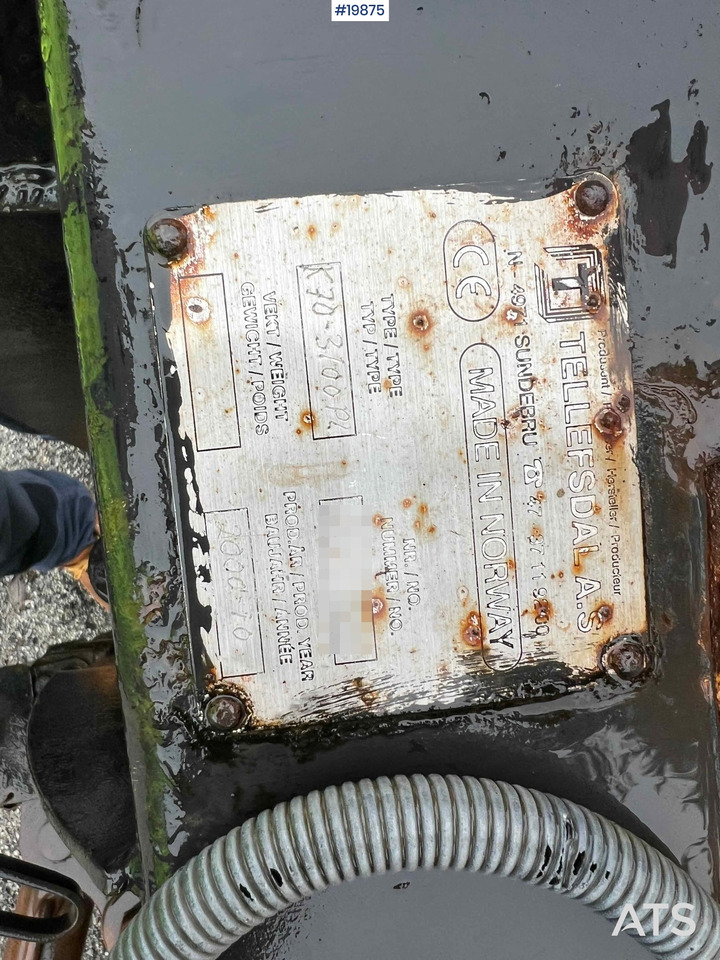 Građevinska mašina Tellefsdal K70: slika 23
