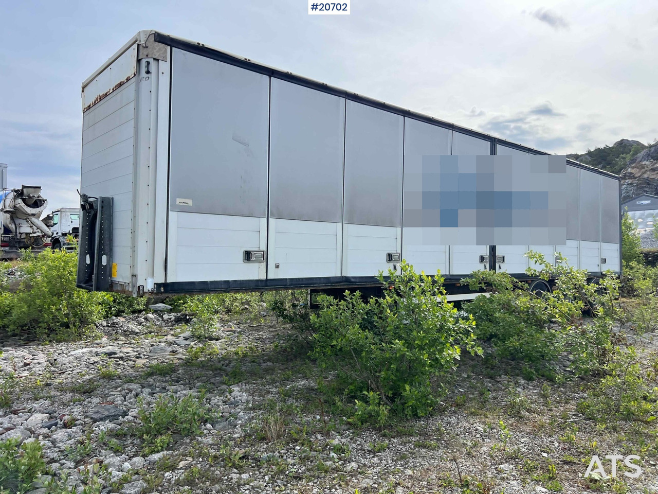 HRD 3 akslet kapelltralle rep.objekt m/ full sideåpning - Poluprikolica sa zatvorenim sandukom: slika 2 HRD 3 akslet kapelltralle rep.objekt m/ full sideåpning - Poluprikolica sa zatvorenim sandukom: slika 2