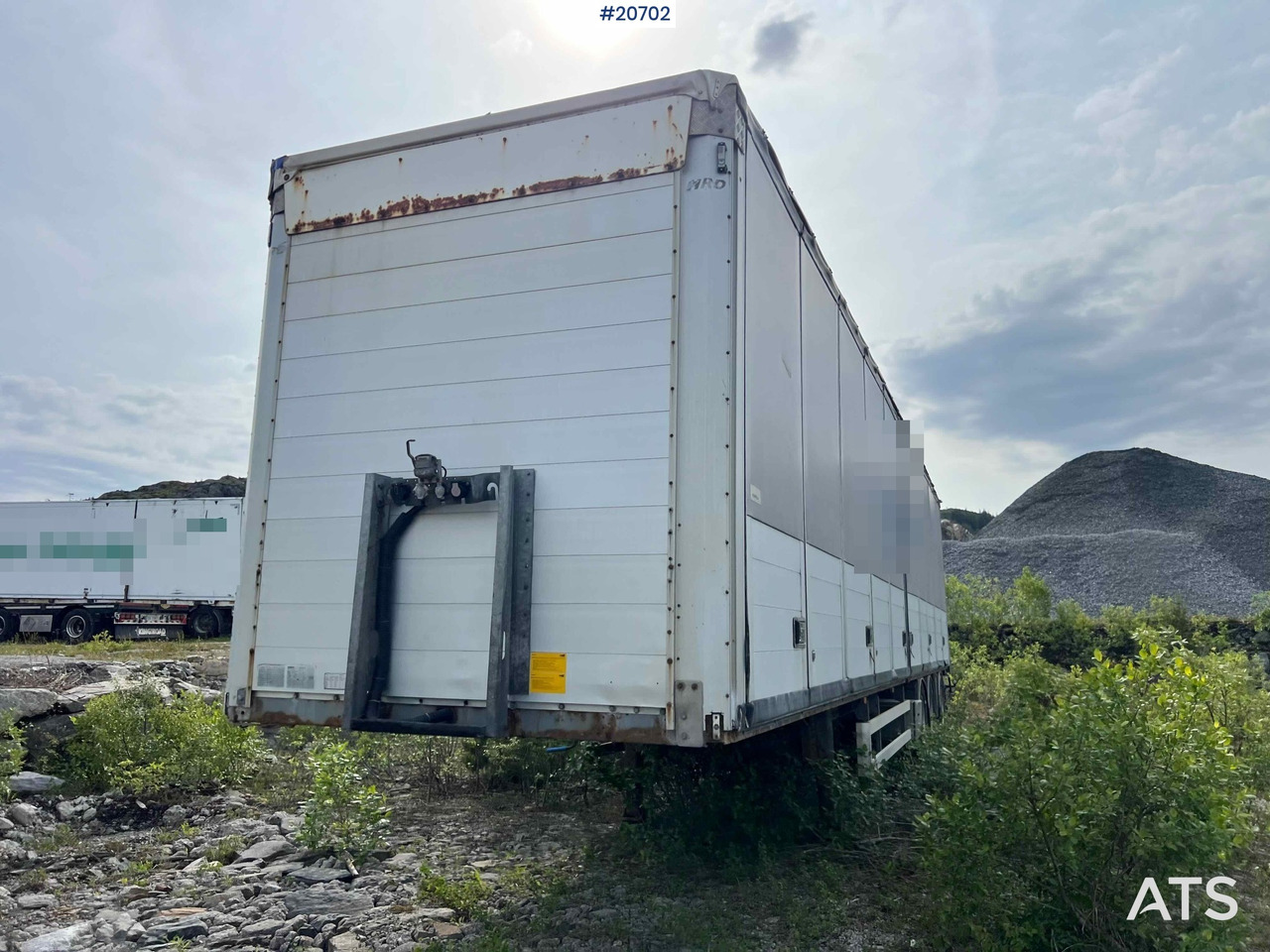 HRD 3 akslet kapelltralle rep.objekt m/ full sideåpning - Poluprikolica sa zatvorenim sandukom: slika 5 HRD 3 akslet kapelltralle rep.objekt m/ full sideåpning - Poluprikolica sa zatvorenim sandukom: slika 5