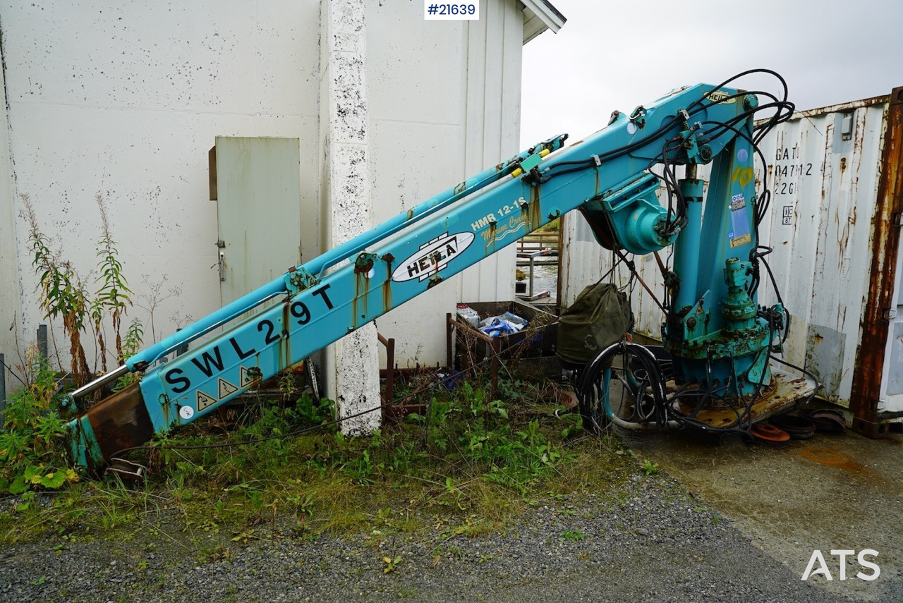 Heila Heila HMR12-1S kran med vinsj (stått på båt) - Kran za kamion: slika 2 Heila Heila HMR12-1S kran med vinsj (stått på båt) - Kran za kamion: slika 2