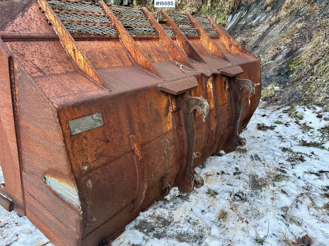 Hjullasterskuffe m/ Volvo BM feste - Utovarna kašika za Građevinska mašina: slika 5 Hjullasterskuffe m/ Volvo BM feste - Utovarna kašika za Građevinska mašina: slika 5