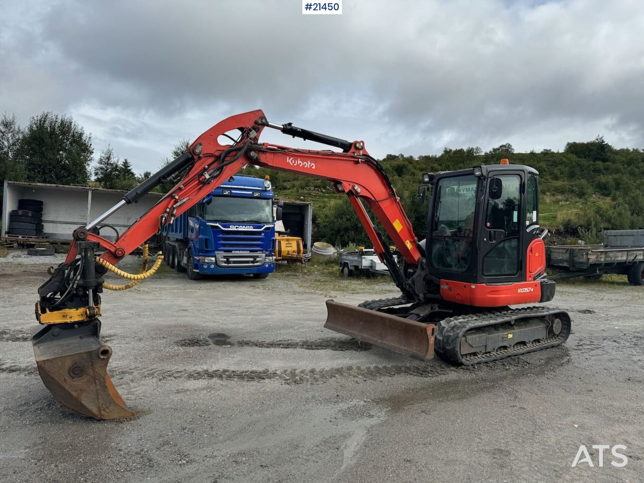 Kubota KX 057-4 - Bager guseničar: slika 1 Kubota KX 057-4 - Bager guseničar: slika 1