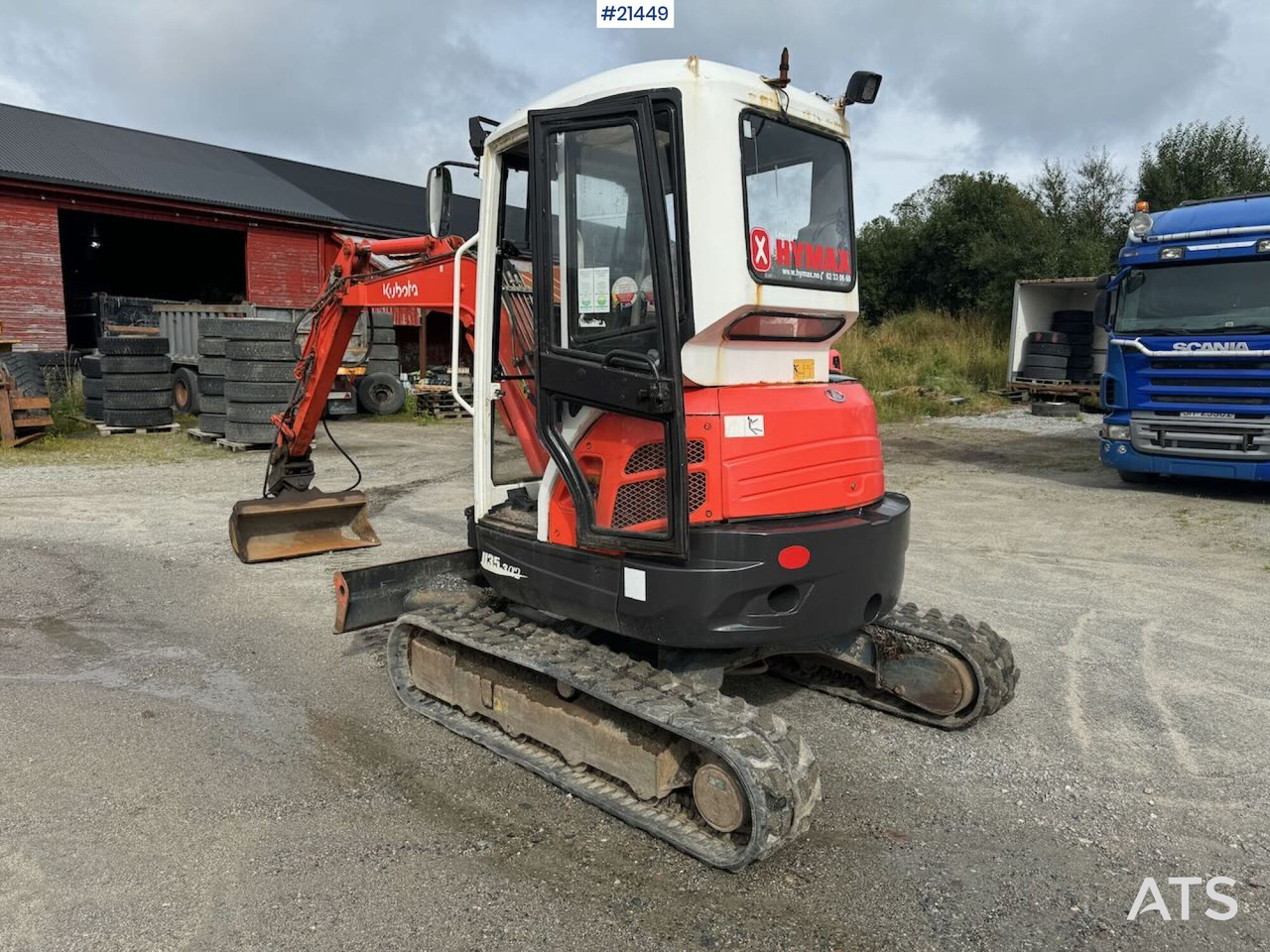 Kubota U35-3 - Mini bager: slika 3 Kubota U35-3 - Mini bager: slika 3