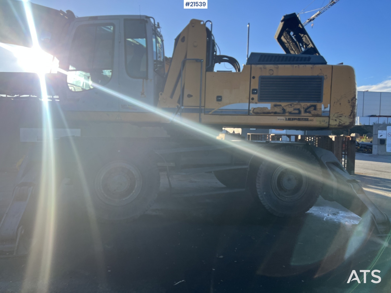 Bager točkaš Liebherr A934 C HD Lintronic Hjulmaskin m/ hevbar hytte og klype: slika 17