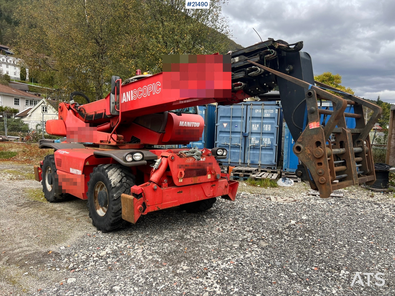 Manitou MRT2540 m/ radiostyring, mannskapskorg, 2 sett pallegafler, jibb med vinsj (1.5 tonn) - Teleskopski upravljač: slika 5 Manitou MRT2540 m/ radiostyring, mannskapskorg, 2 sett pallegafler, jibb med vinsj (1.5 tonn) - Teleskopski upravljač: slika 5