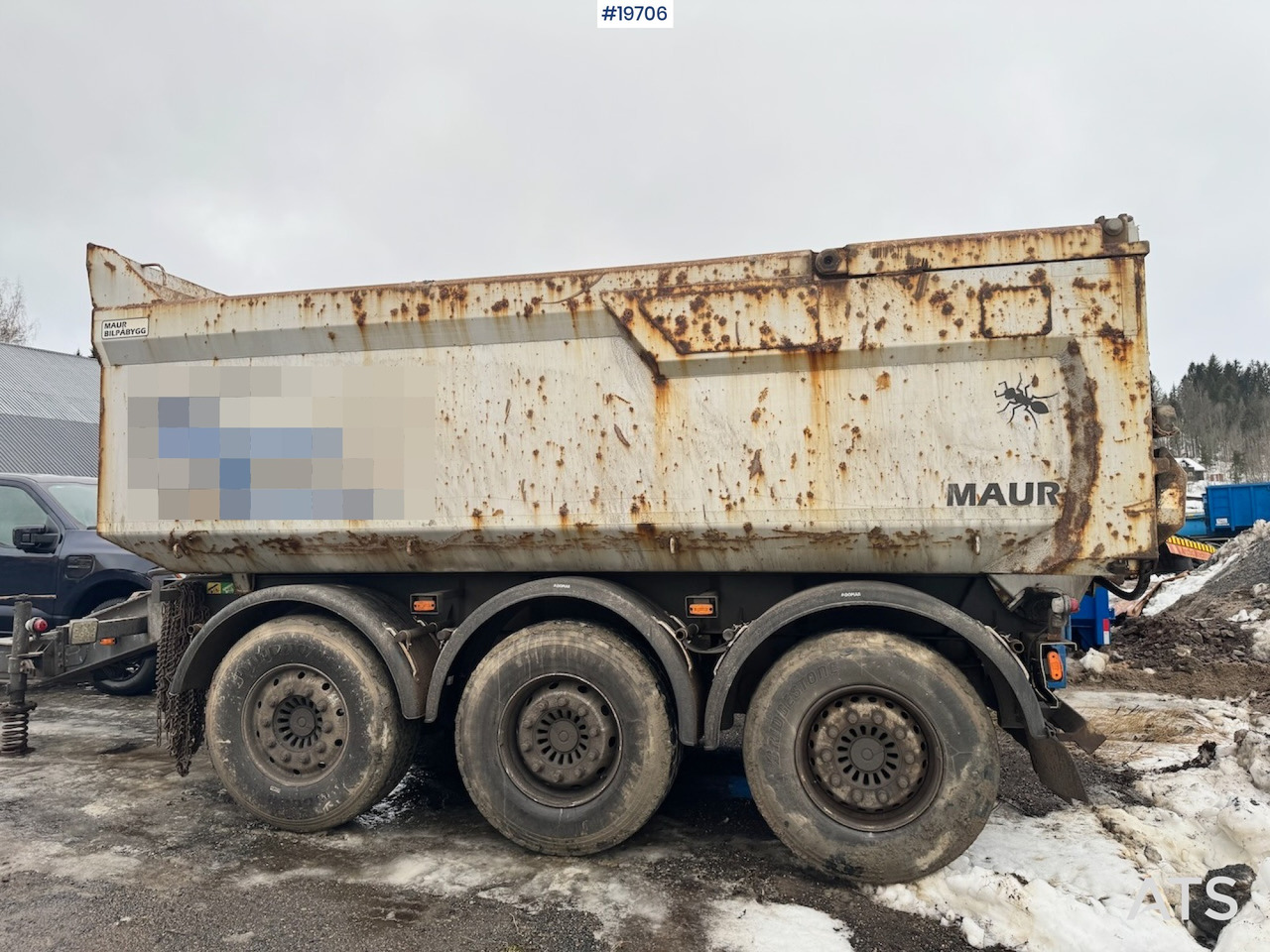 Maur Trippelkjerre - Prikolica istovarivača: slika 3 Maur Trippelkjerre - Prikolica istovarivača: slika 3