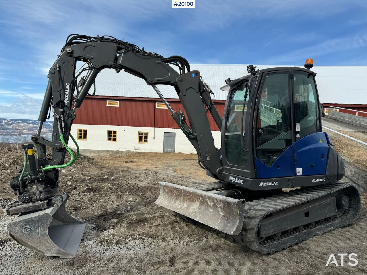 Mecalac 8 MCR-T4 - Mini bager: slika 1 Mecalac 8 MCR-T4 - Mini bager: slika 1