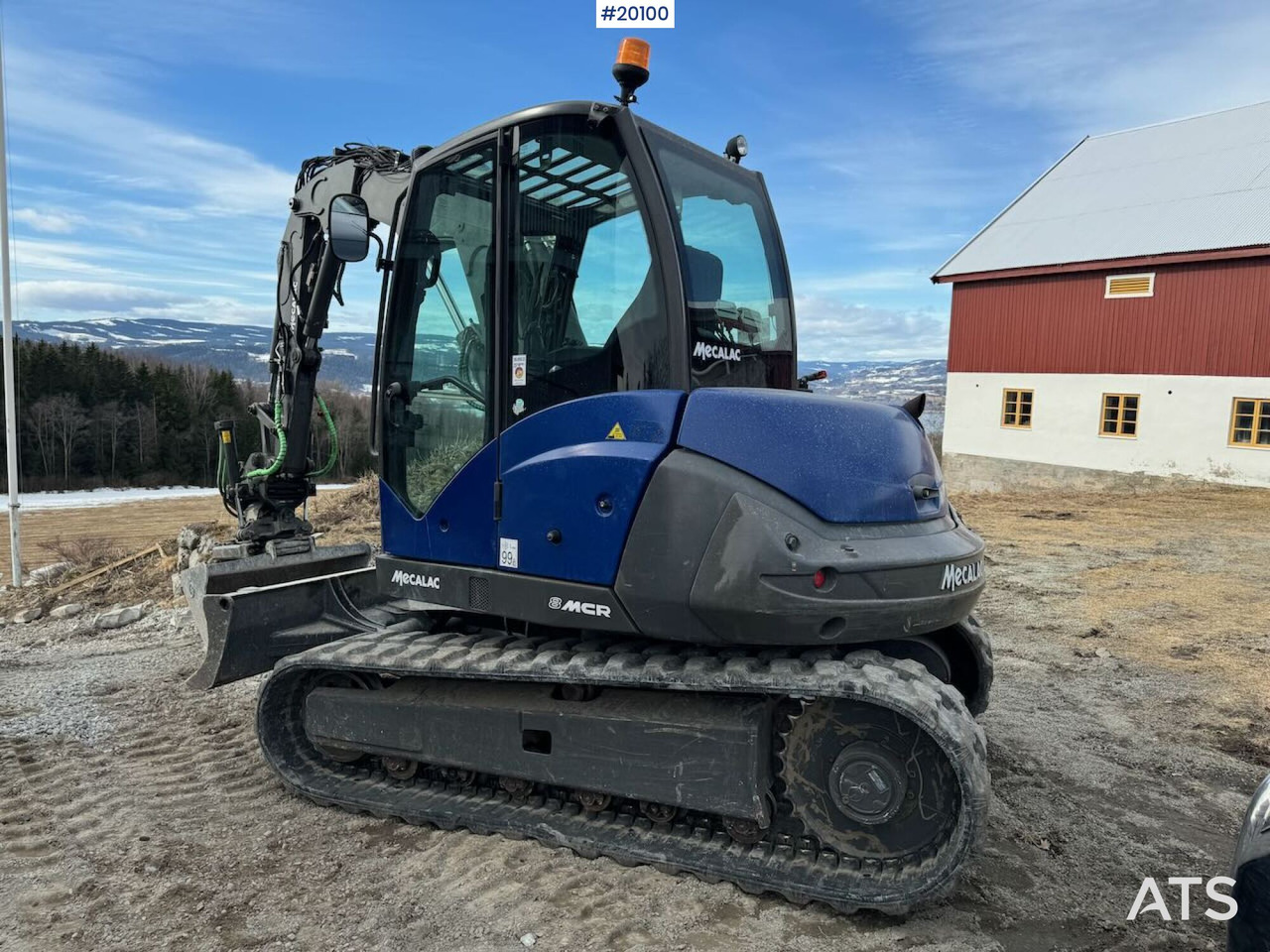 Mecalac 8 MCR-T4 - Mini bager: slika 3 Mecalac 8 MCR-T4 - Mini bager: slika 3