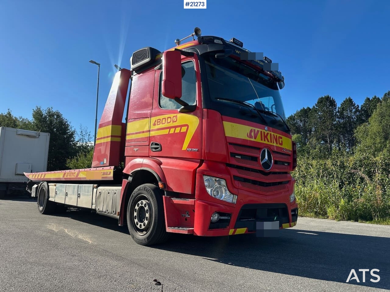 Mercedes ACTROS 1935 4x2 bergingsbil. Nyoverhalt styringsenhet. SE VIDEO - Šlep vozilo: slika 1 Mercedes ACTROS 1935 4x2 bergingsbil. Nyoverhalt styringsenhet. SE VIDEO - Šlep vozilo: slika 1