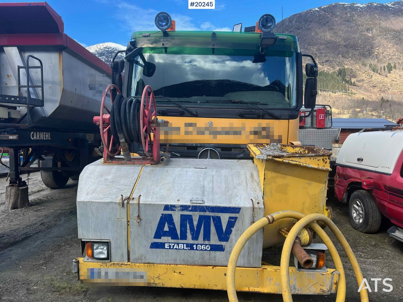 Mercedes Actros 2641 6x4 M/ 2008 AMV 7450 Betong sprøyterigg påbygg - Auto pumpa za beton: slika 2 Mercedes Actros 2641 6x4 M/ 2008 AMV 7450 Betong sprøyterigg påbygg - Auto pumpa za beton: slika 2