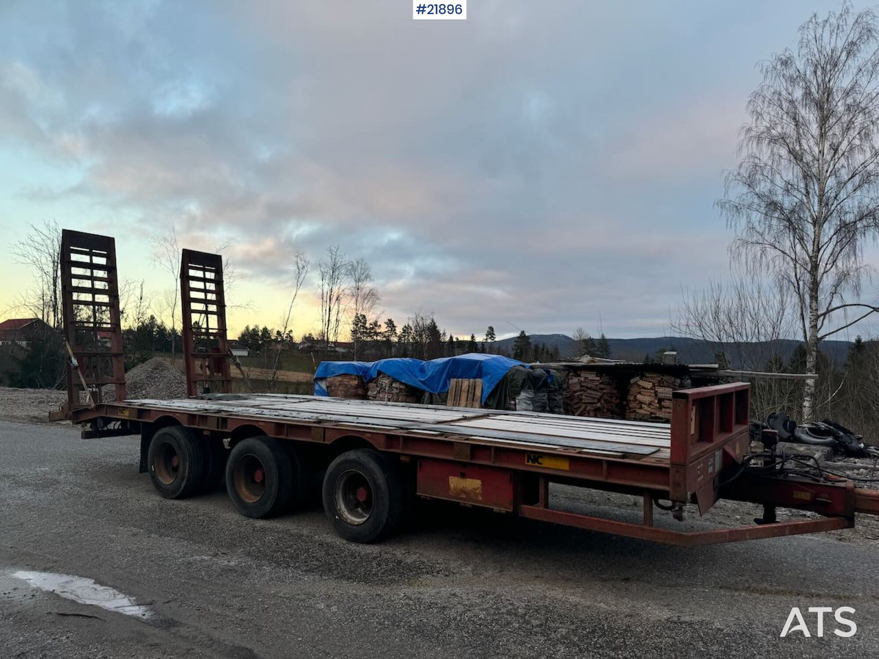 NC BT-24 3-akslet maskinkjerre - Niska prikolica za prevoz: slika 3 NC BT-24 3-akslet maskinkjerre - Niska prikolica za prevoz: slika 3