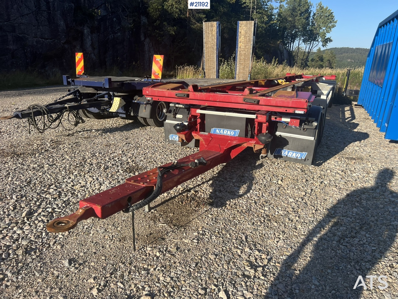 Narko 4 akslet container henger - Abrol/ Autopodizač prikolica: slika 3 Narko 4 akslet container henger - Abrol/ Autopodizač prikolica: slika 3