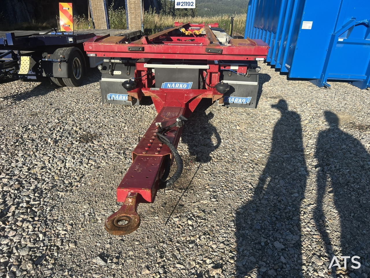 Narko 4 akslet container henger - Prikolica sa golom šasijom: slika 3 Narko 4 akslet container henger - Prikolica sa golom šasijom: slika 3