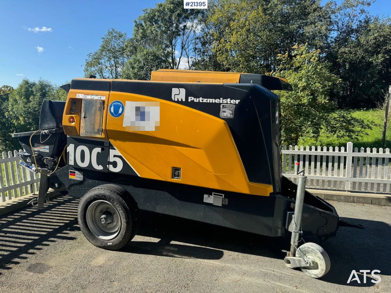 Putzmeister BSA 1005 D5 - Stacionarna pumpa za beton: slika 1 Putzmeister BSA 1005 D5 - Stacionarna pumpa za beton: slika 1