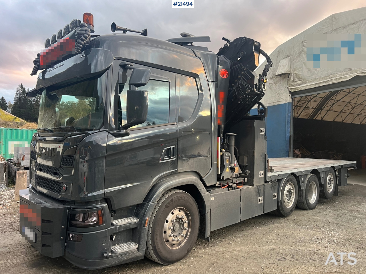 Kamion sa dizalicom Scania G560: slika 18