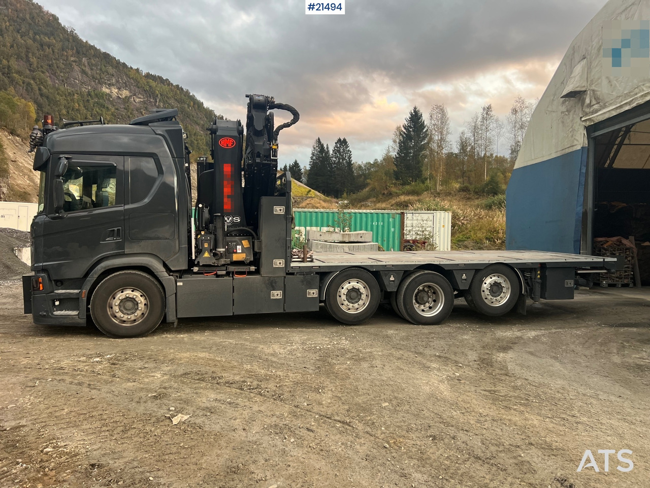 Kamion sa dizalicom Scania G560: slika 16