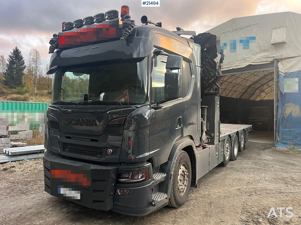 Kamion sa dizalicom Scania G560: slika 19