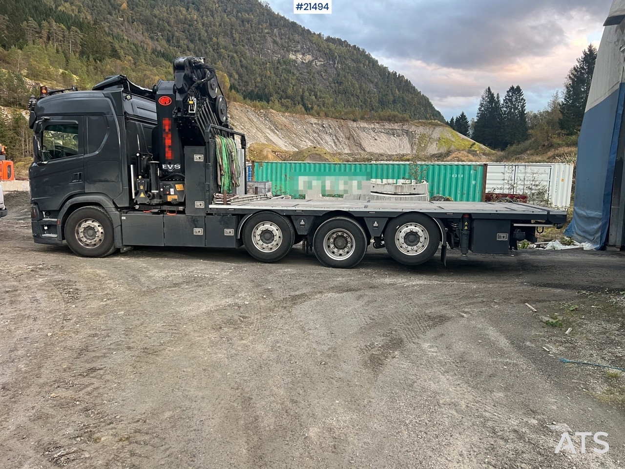 Kamion sa dizalicom Scania G560: slika 15