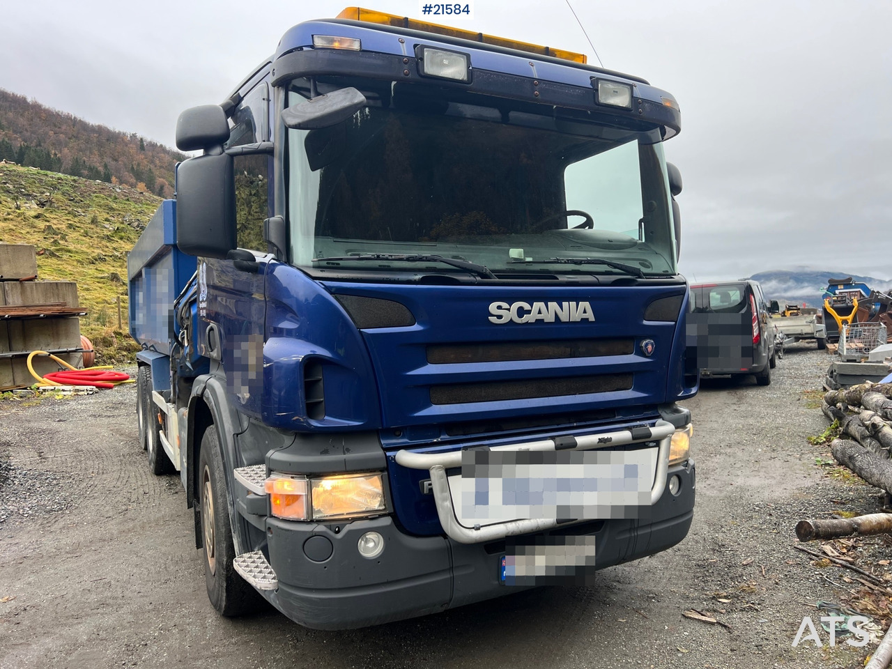 Scania P380 6x2 kranbil m/tipp, m/14t/ og m/Hiab kran - Kamion sa dizalicom: slika 4 Scania P380 6x2 kranbil m/tipp, m/14t/ og m/Hiab kran - Kamion sa dizalicom: slika 4