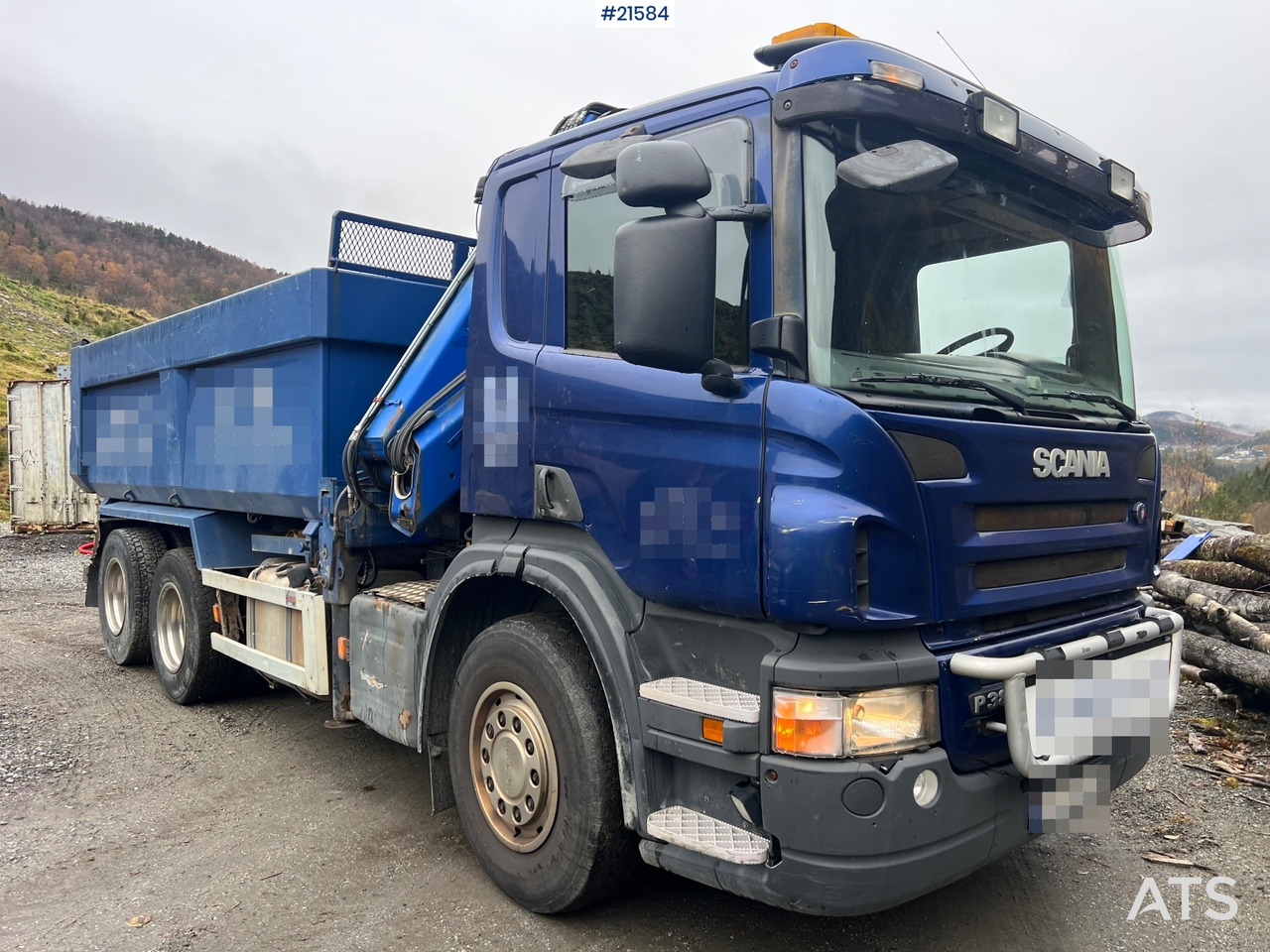 Scania P380 6x2 kranbil m/tipp, m/14t/ og m/Hiab kran - Kamion sa dizalicom: slika 2 Scania P380 6x2 kranbil m/tipp, m/14t/ og m/Hiab kran - Kamion sa dizalicom: slika 2