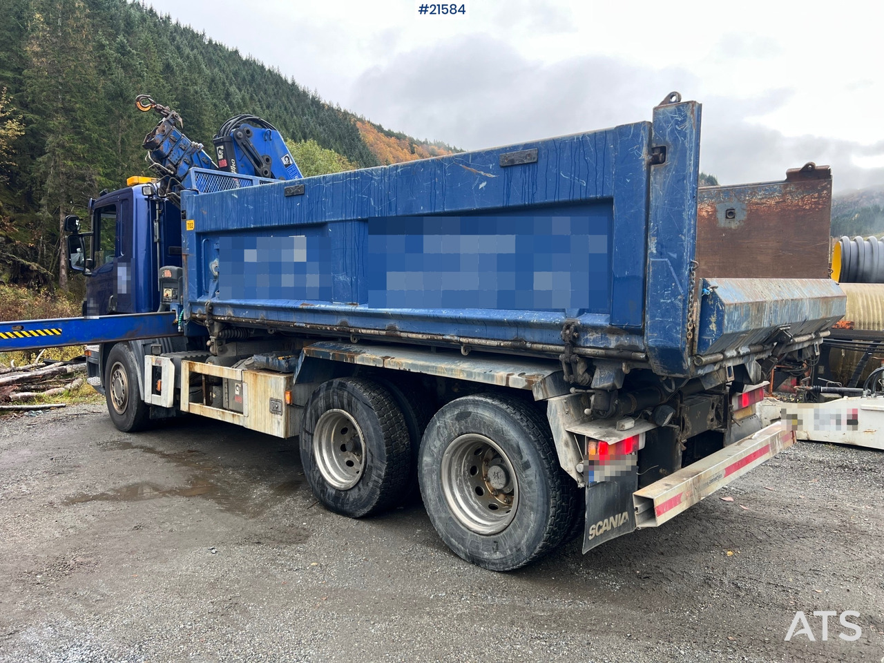 Scania P380 6x2 kranbil m/tipp, m/14t/ og m/Hiab kran - Kamion sa dizalicom: slika 5 Scania P380 6x2 kranbil m/tipp, m/14t/ og m/Hiab kran - Kamion sa dizalicom: slika 5