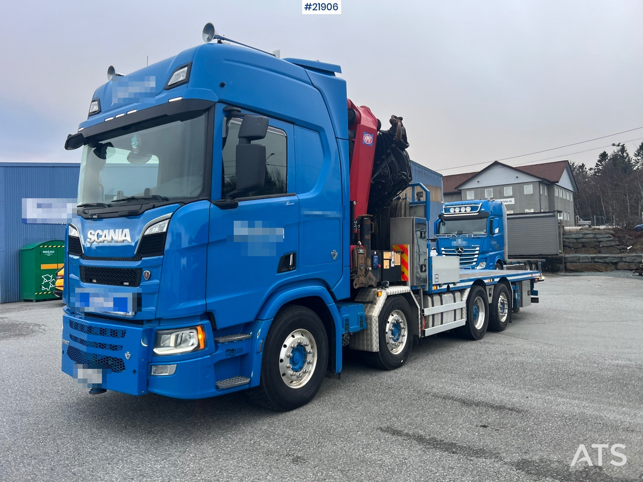 Scania R580 8x2 kranbil m/ 95t/m hmf kran, jibb , vinsj og konar planslep - Kamion sa dizalicom: slika 2 Scania R580 8x2 kranbil m/ 95t/m hmf kran, jibb , vinsj og konar planslep - Kamion sa dizalicom: slika 2