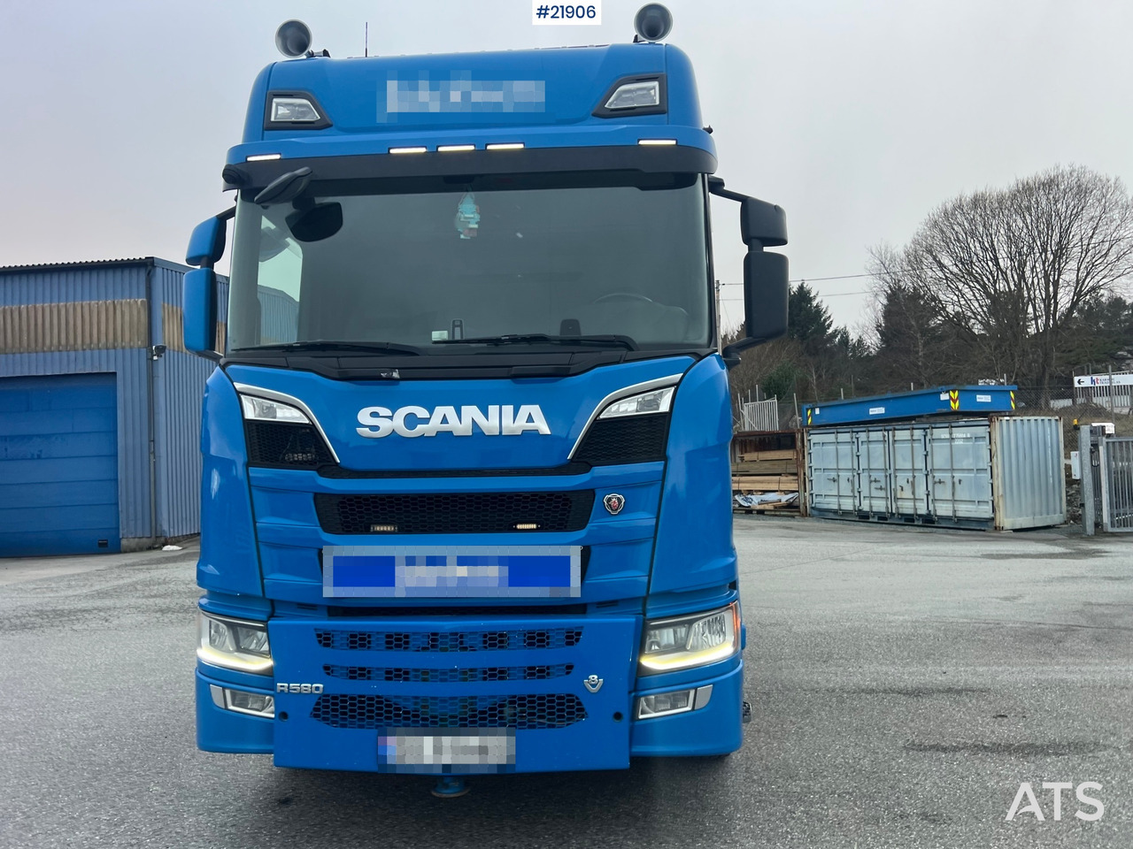 Scania R580 8x2 kranbil m/ 95t/m hmf kran, jibb , vinsj og konar planslep - Kamion sa dizalicom: slika 4 Scania R580 8x2 kranbil m/ 95t/m hmf kran, jibb , vinsj og konar planslep - Kamion sa dizalicom: slika 4