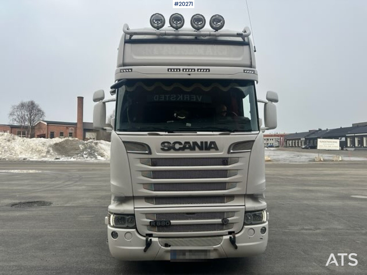Scania R580 - Kamion sa zatvorenim sandukom: slika 3 Scania R580 - Kamion sa zatvorenim sandukom: slika 3
