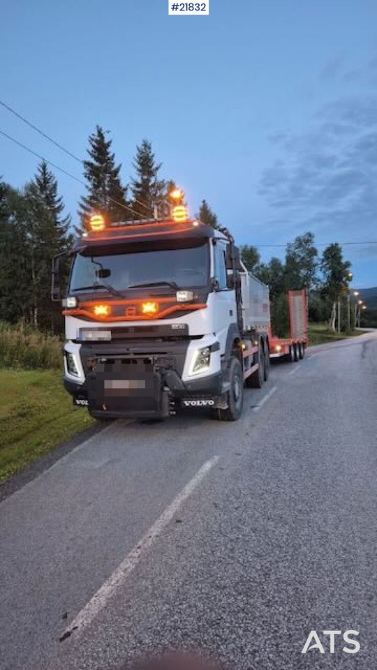 Volvo 2019 Volvo FMX 6x6 brøyterigget tippbil m/ 9,5 t/m kran, 2 sett dekk og lettkasse - Istovarivač: slika 2 Volvo 2019 Volvo FMX 6x6 brøyterigget tippbil m/ 9,5 t/m kran, 2 sett dekk og lettkasse - Istovarivač: slika 2