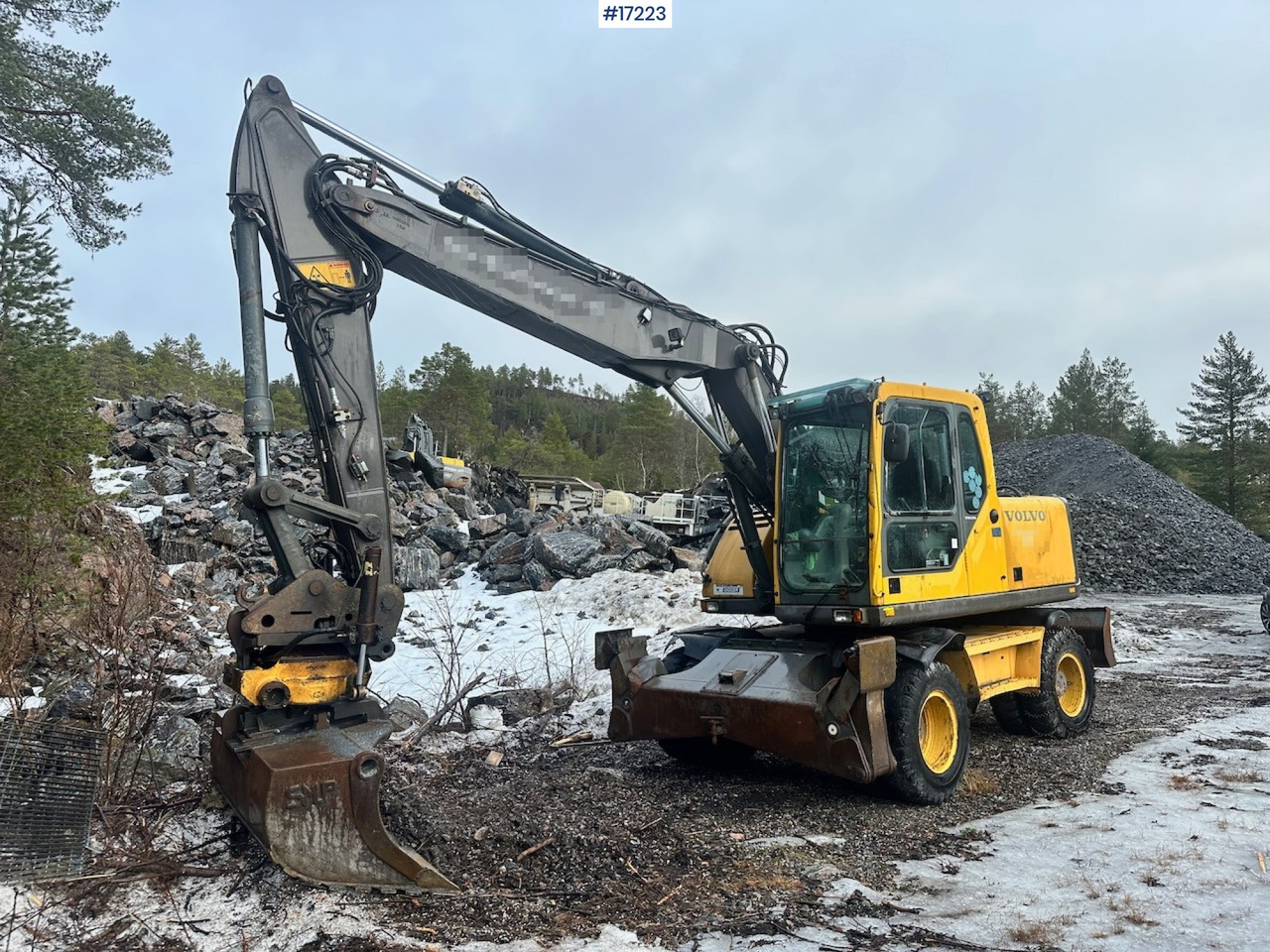Volvo EW160B - Bager: slika 1 Volvo EW160B - Bager: slika 1