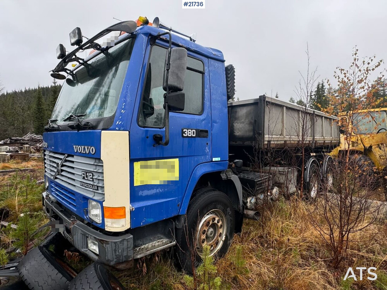 Kamion sa dizalicom Volvo FL12 m/ 22 t/m Palfinger kran, tømmerflak, Dumperkasse og plan.: slika 9