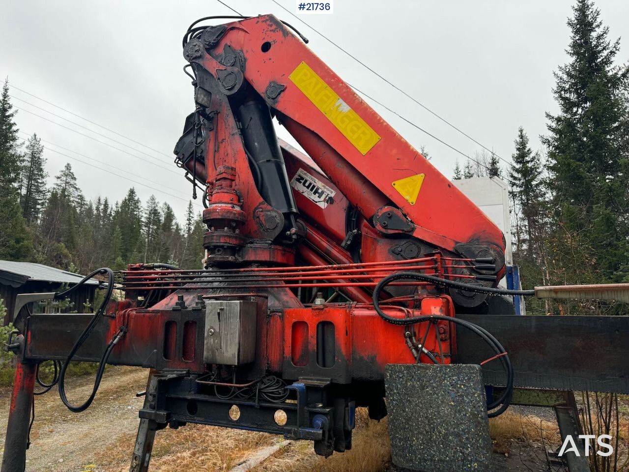 Kamion sa dizalicom Volvo FL12 m/ 22 t/m Palfinger kran, tømmerflak, Dumperkasse og plan.: slika 28