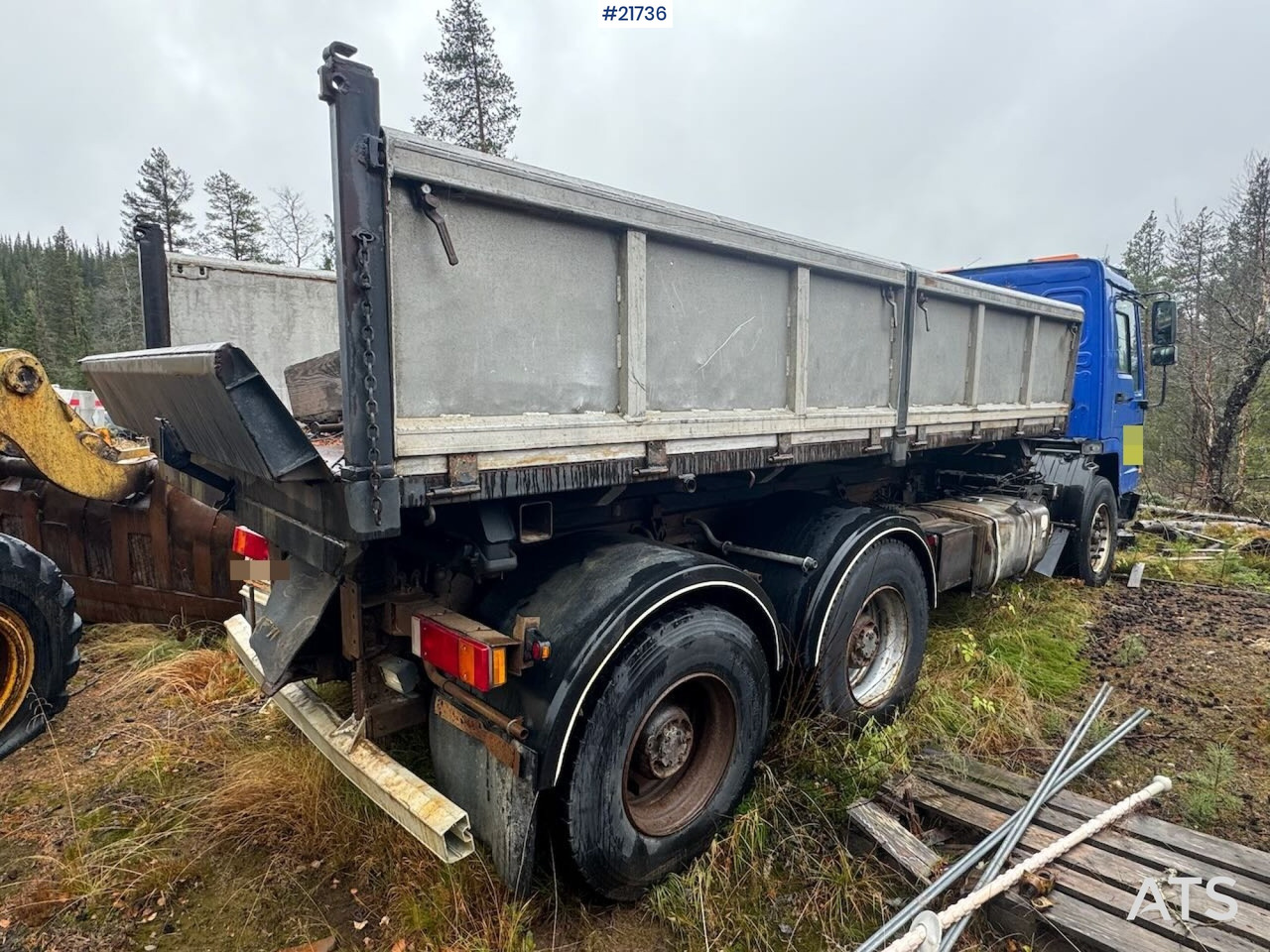 Volvo FL12 m/ 22 t/m Palfinger kran, tømmerflak, Dumperkasse og plan. - Kamion sa dizalicom: slika 3 Volvo FL12 m/ 22 t/m Palfinger kran, tømmerflak, Dumperkasse og plan. - Kamion sa dizalicom: slika 3