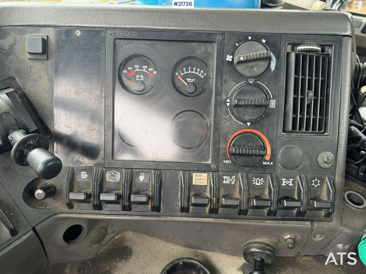 Kamion sa dizalicom Volvo FL12 m/ 22 t/m Palfinger kran, tømmerflak, Dumperkasse og plan.: slika 18