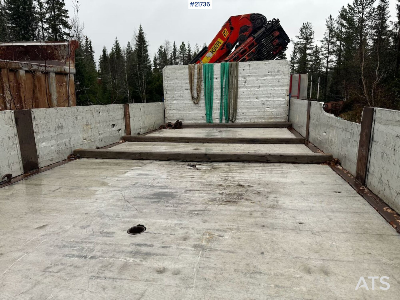 Kamion sa dizalicom Volvo FL12 m/ 22 t/m Palfinger kran, tømmerflak, Dumperkasse og plan.: slika 30