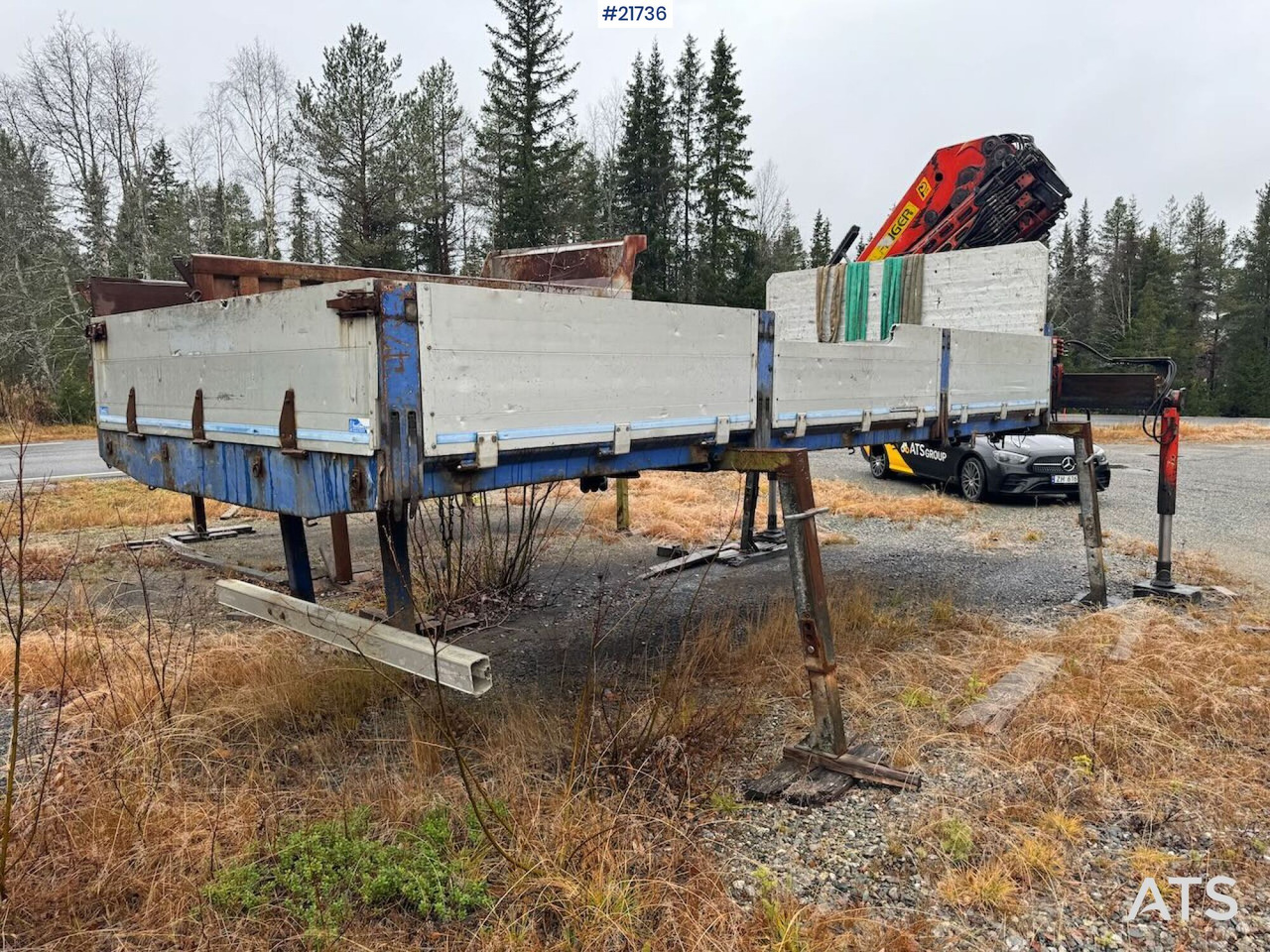 Kamion sa dizalicom Volvo FL12 m/ 22 t/m Palfinger kran, tømmerflak, Dumperkasse og plan.: slika 31