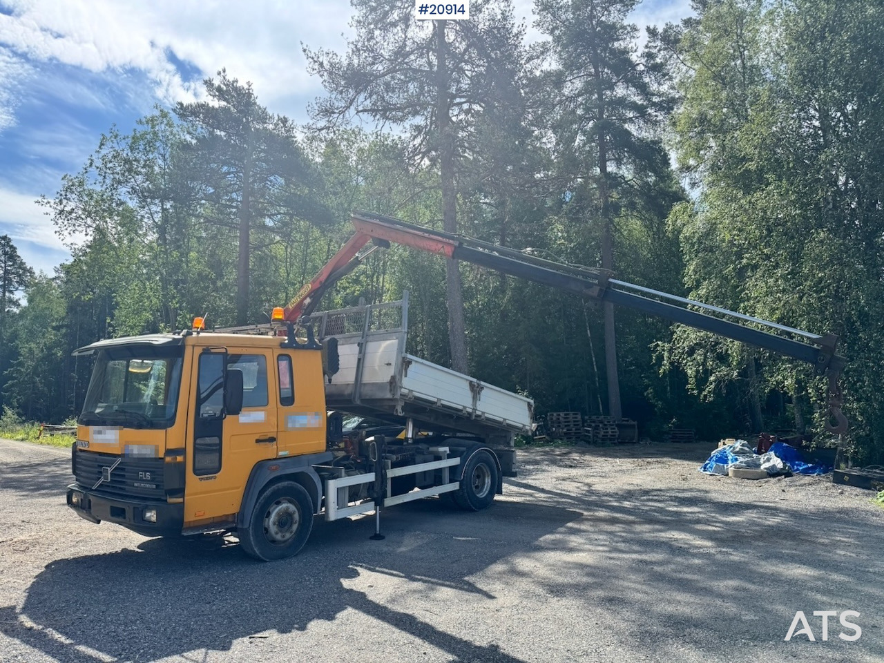 Volvo FL6 - Istovarivač, Kamion sa dizalicom: slika 3 Volvo FL6 - Istovarivač, Kamion sa dizalicom: slika 3