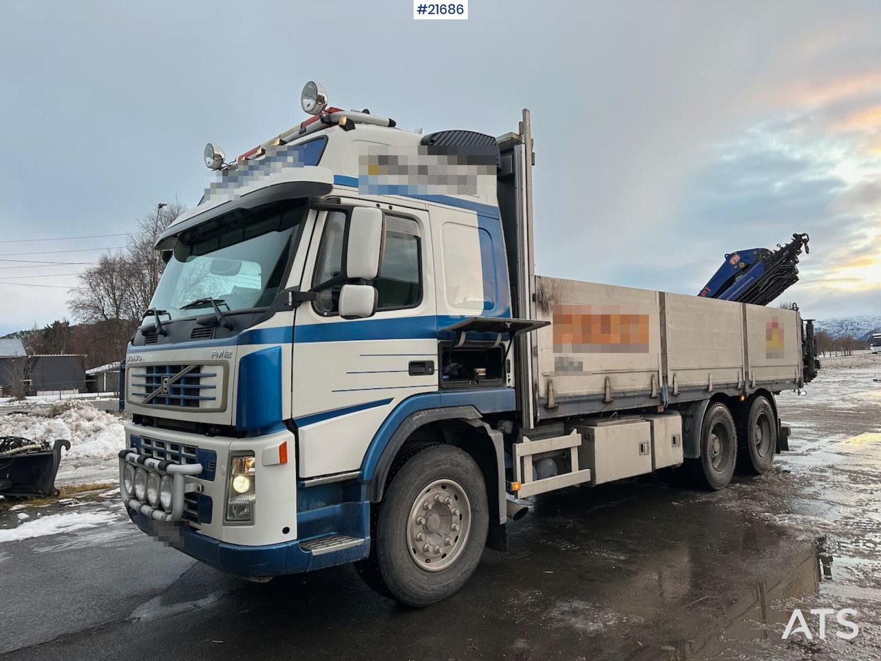 Volvo FM12 Globetrotter 6x4 kranbil m/ bak montert 18 t/m kran og vinsj. SE VIDEO - Kamion sa dizalicom: slika 2 Volvo FM12 Globetrotter 6x4 kranbil m/ bak montert 18 t/m kran og vinsj. SE VIDEO - Kamion sa dizalicom: slika 2