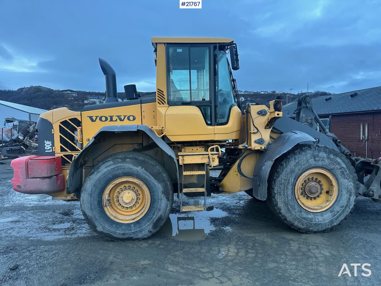 Volvo L90F hjullaster m/ Volvo gruskuffe. SE VIDEO - Utovarivač točkaš: slika 1 Volvo L90F hjullaster m/ Volvo gruskuffe. SE VIDEO - Utovarivač točkaš: slika 1