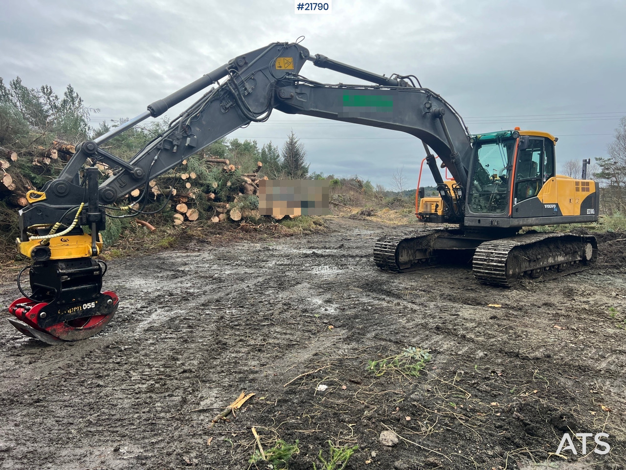 Volvo ec210cl gravemaskin m/ rototilt, pusseskuffe og tannskuffe - Bager: slika 1 Volvo ec210cl gravemaskin m/ rototilt, pusseskuffe og tannskuffe - Bager: slika 1