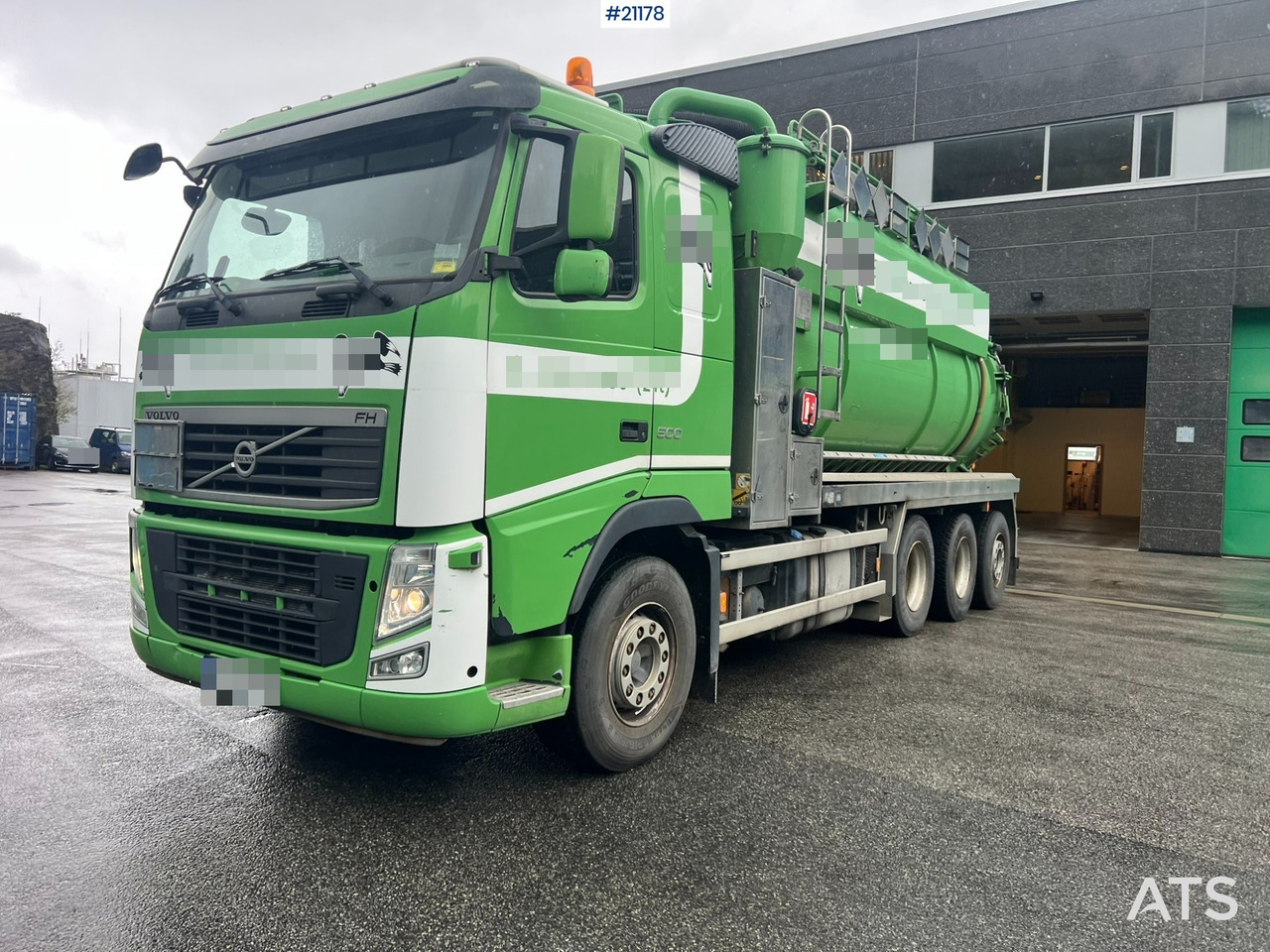 Volvo fh500 8x4 Slamsuger m/ 2010 Inter consult påbygg - Vakuumska cisterna: slika 1 Volvo fh500 8x4 Slamsuger m/ 2010 Inter consult påbygg - Vakuumska cisterna: slika 1