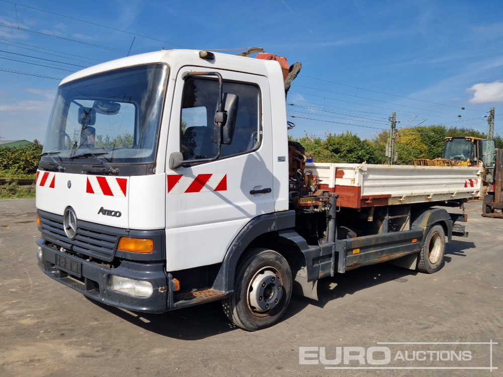 1999 Mercedes Atego - Kamion sa tovarnim sandukom, Kamion sa dizalicom: slika 1 1999 Mercedes Atego - Kamion sa tovarnim sandukom, Kamion sa dizalicom: slika 1